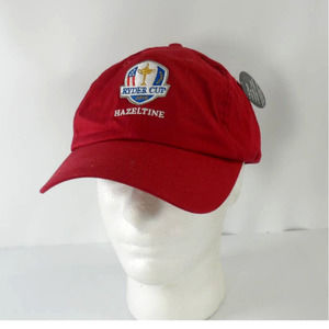 2016 Ryder Cup Hazeltine CC Golf Lightweight Strapback Cap Hat Red